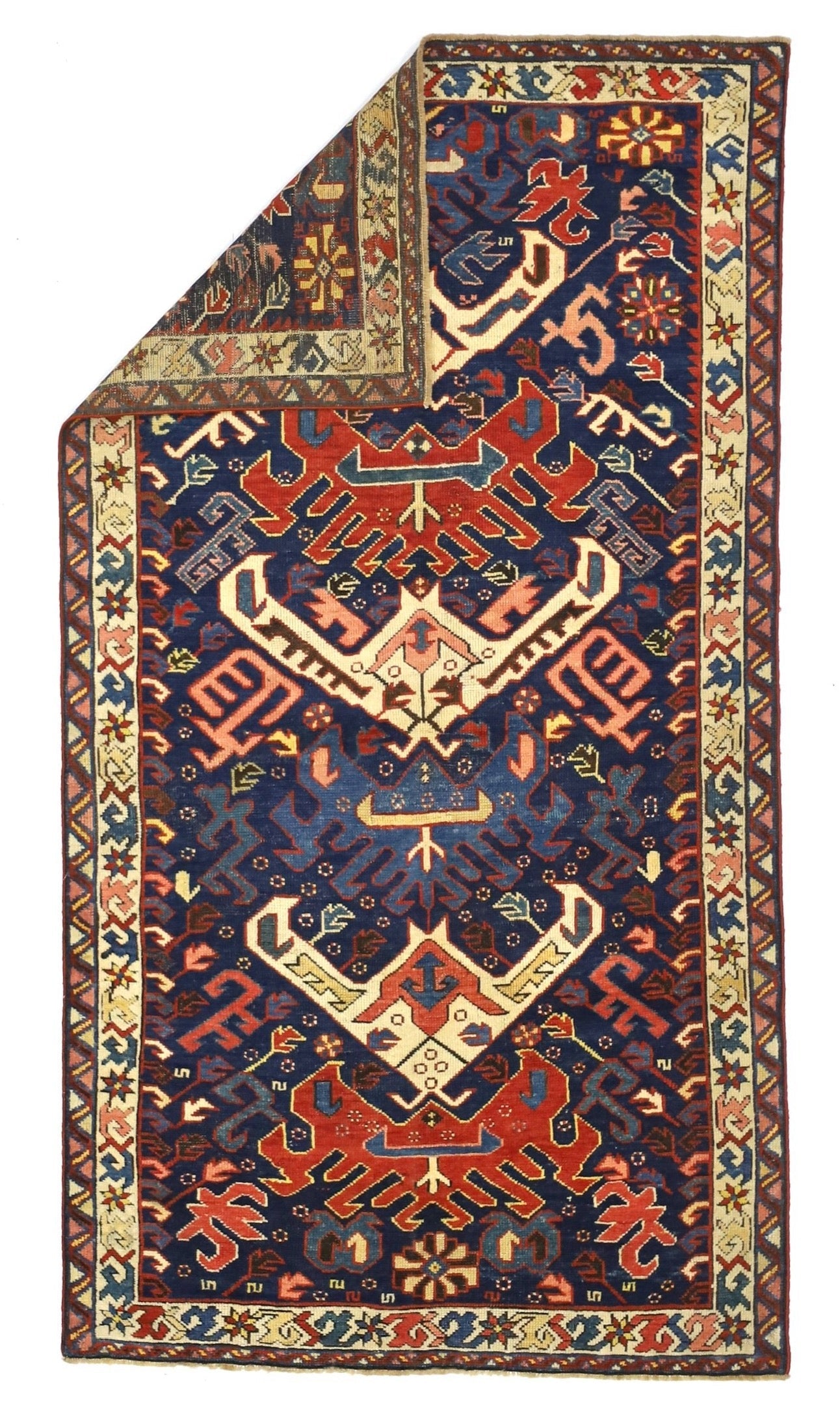 Antique  Zehour Rug 2'9" x 5' 1"
