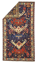Antique  Zehour Rug 2'9" x 5' 1"