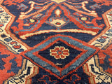 Antique  Afshar Rug 4' 0" x 5' 1"