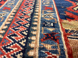 Antique  Afshar Rug 4' 0" x 5' 1"