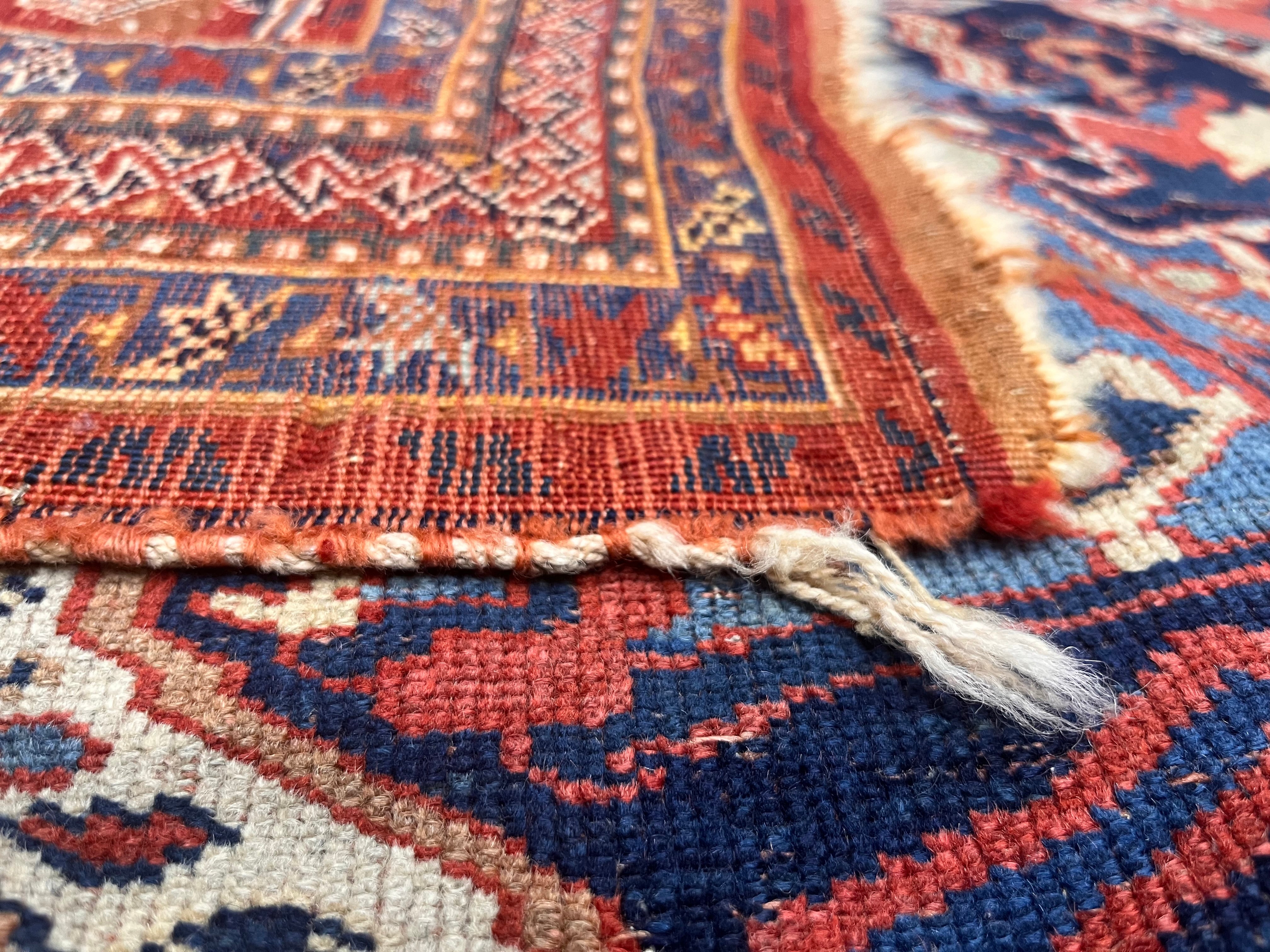 Antique  Afshar Rug 4' 0" x 5' 1"