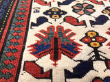 Antique Caucasian Kuba Rug 2'11" x 5' 3''