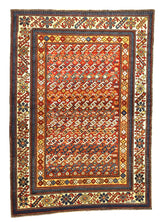 Antique Caucasian Kuba Rug 3'11" x 5' 8''