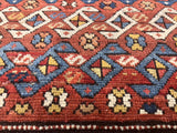 Antique Caucasian Kuba Rug 3'11" x 5' 8''