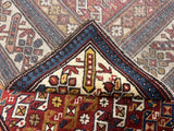 Antique Caucasian Kuba Rug 3'11" x 5' 8''