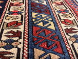 Antique Caucasian Kuba Shirvan Rug 4'0" x 6' 2"