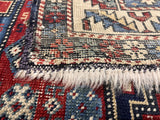 Antique Caucasian Lezgi Rug 3' 1" x 5' 7"