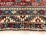 Antique Caucasian Lezgi Rug 3' 1" x 5' 7"