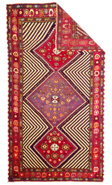 Antique SW Tribal Rug 3'11" x 7' 2''