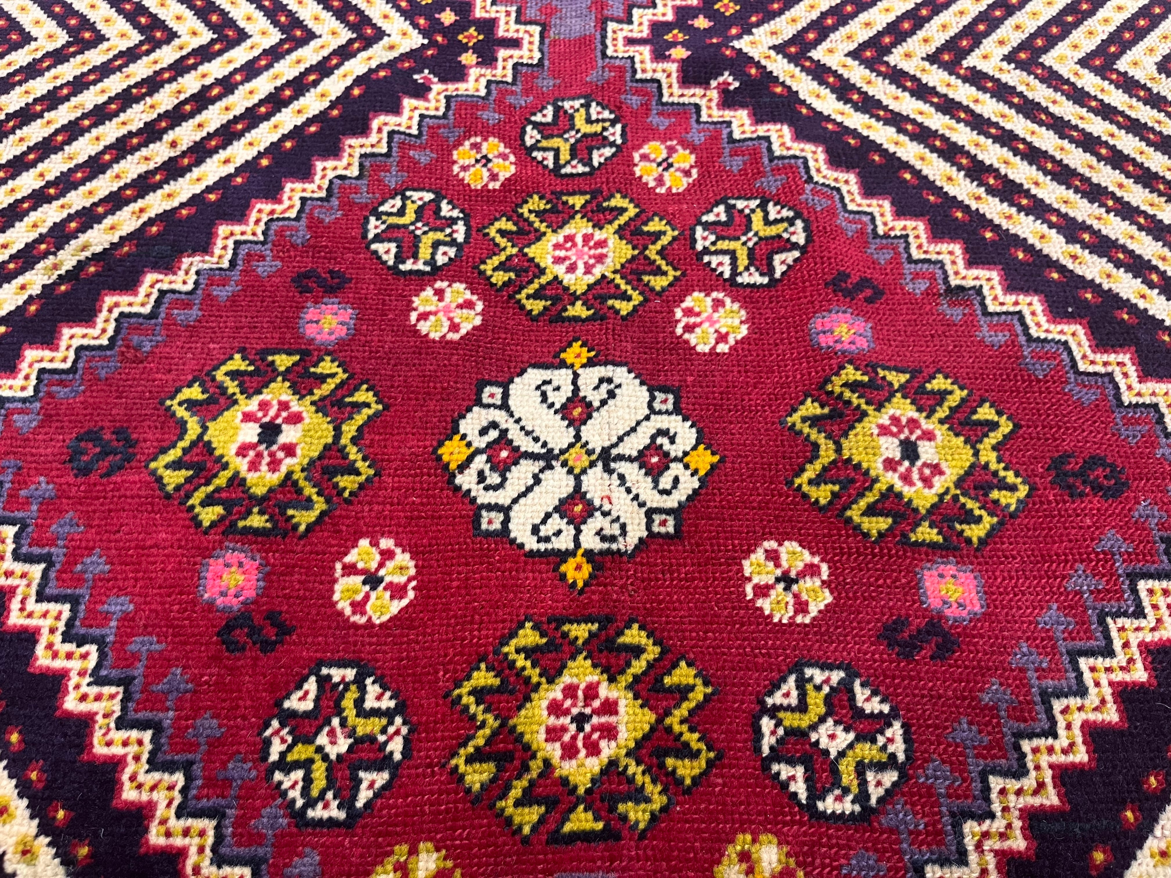 Antique SW Tribal Rug 3'11" x 7' 2''