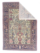 Antique Persian Tehran Rug 4'7" x 6' 6"