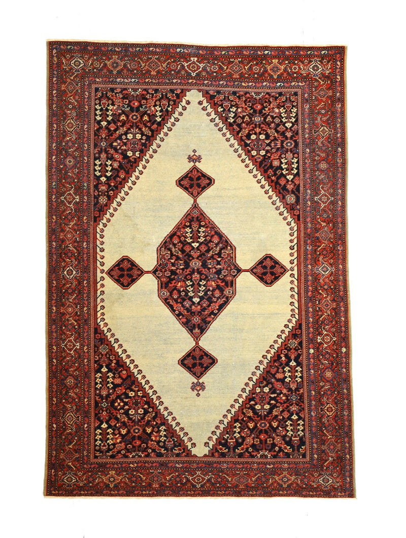 Antique  Farahan Rug 4'6