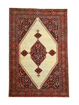 Antique  Farahan Rug 4'6" x 6' 8"