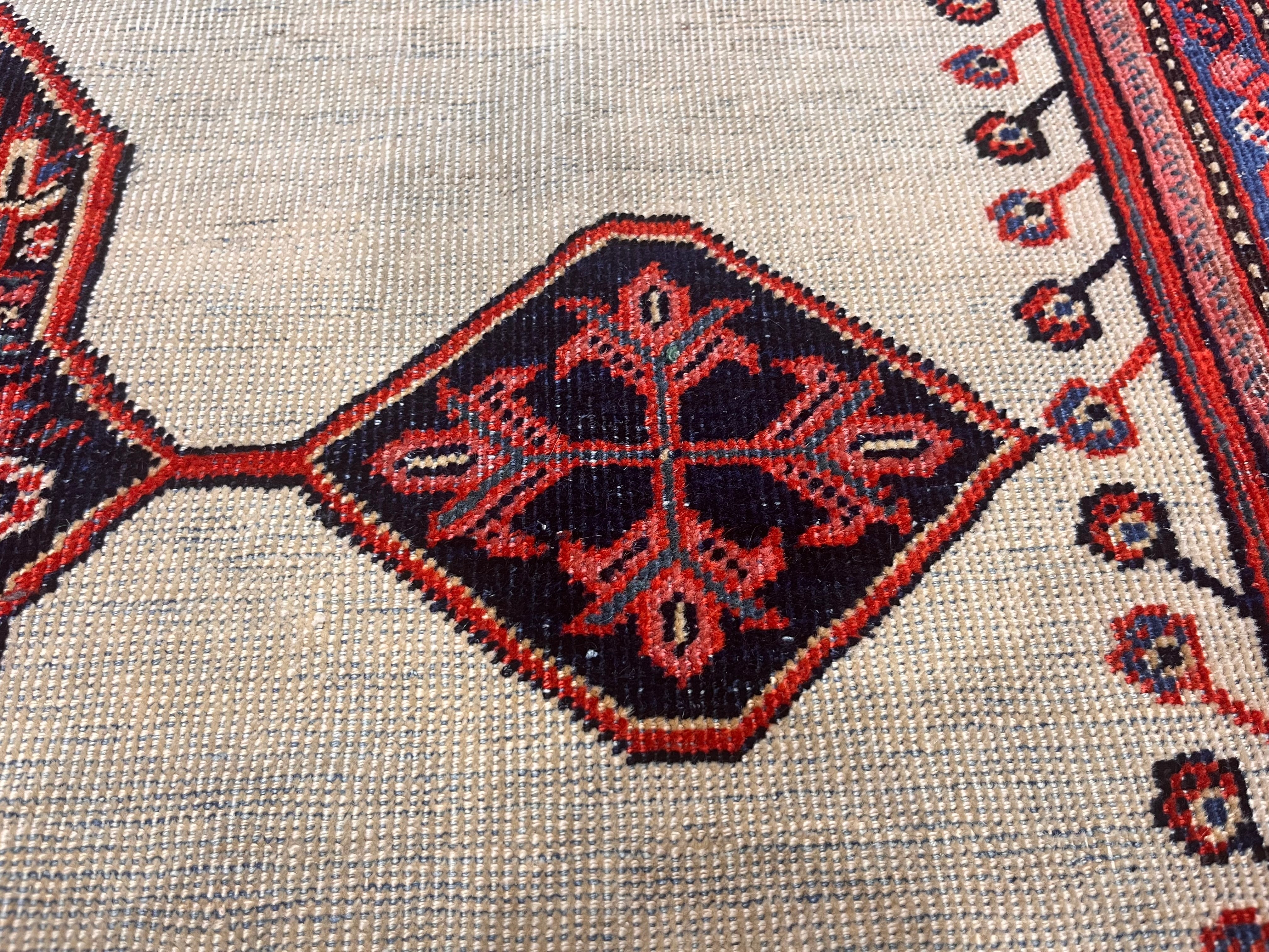 Antique  Farahan Rug 4'6" x 6' 8"