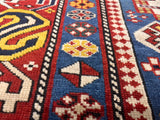 Antique Caucasian Shirvan Rug 3'9" x 8' 11''