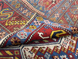 Antique Caucasian Shirvan Rug 3'9" x 8' 11''
