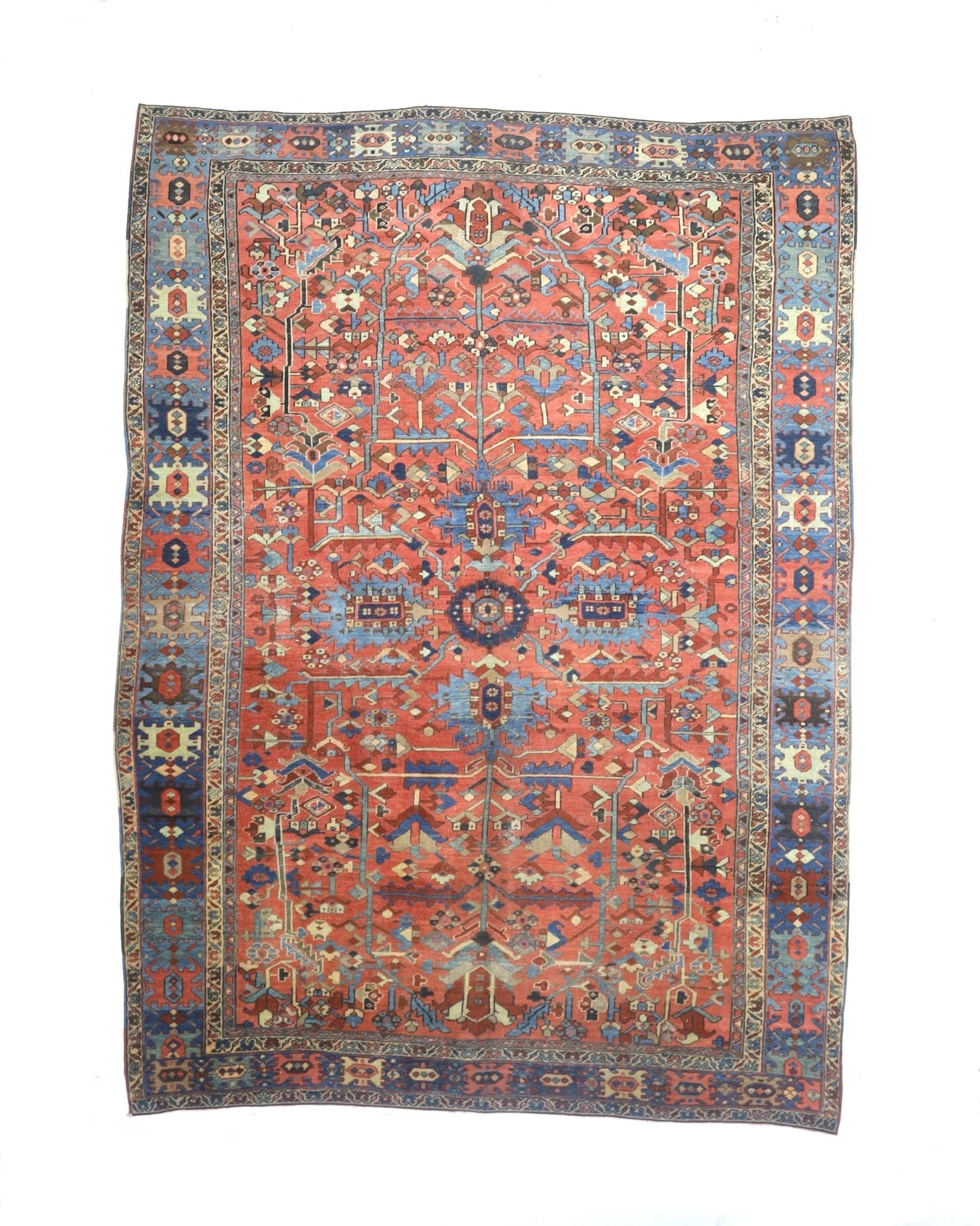 Antique  Heriz Rug 9'4" x 12' 6"