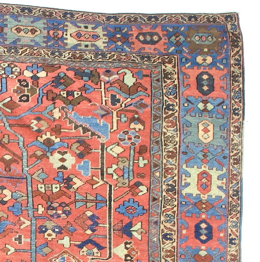 Antique  Heriz Rug 9'4" x 12' 6"