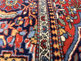 Antique  Kashan Rug 4'4" x 7' 2''