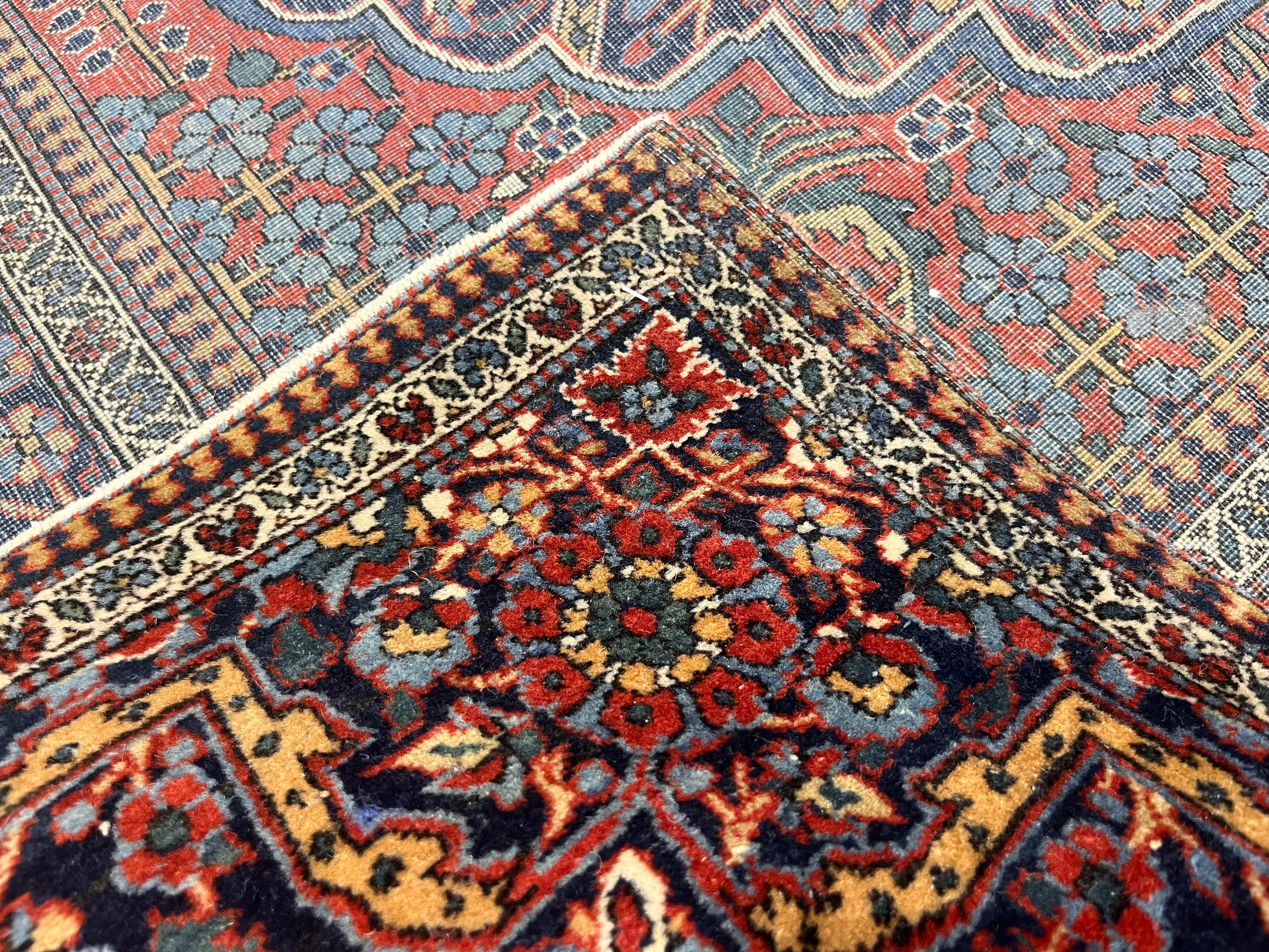 Antique  Kashan Rug 4'4" x 7' 2''