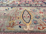 Antique Mohtasham Kashan Rug 4' 2" x 6' 3"