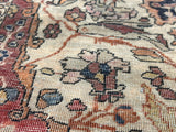 Antique Mohtasham Kashan Rug 4' 2" x 6' 3"