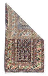 Antique Caucasian Shirvan Rug 2'9" x 4' 9"