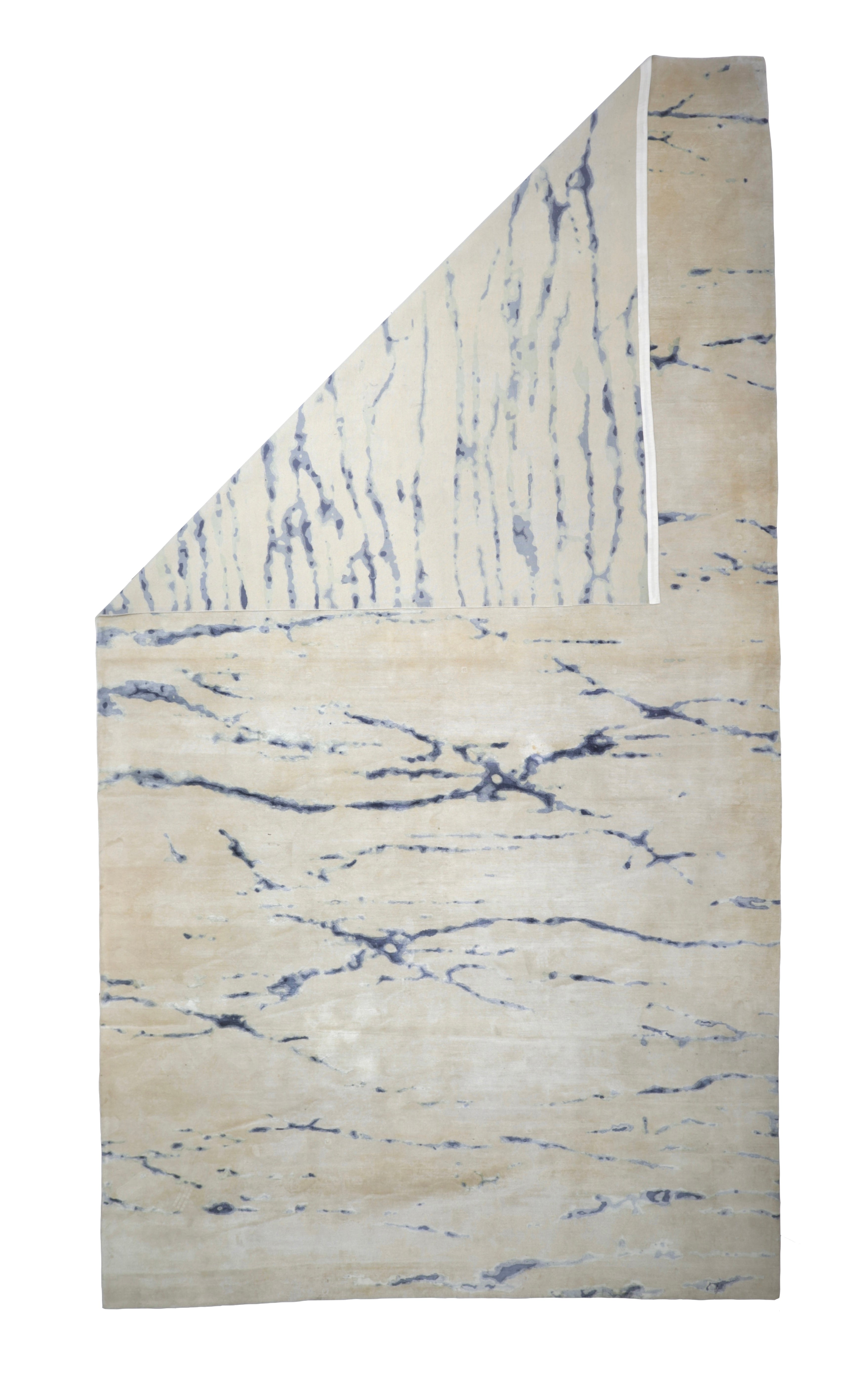 Fine Contemporary Nepalese Silk Rug 12'0" x 22' 0"