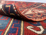 Antique Caucasian Fakhralou Kazak Rug 5' 2'' x 6' 0"
