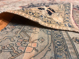 Antique Mohtasham Kashan Rug 4' 4" x 6' 6"