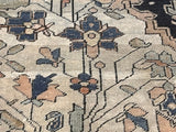 Antique Mohtasham Kashan Rug 4' 4" x 6' 6"