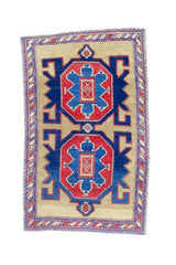 Fine Antique Caucasian Kuba Rug 3' 11" x 6' 4"