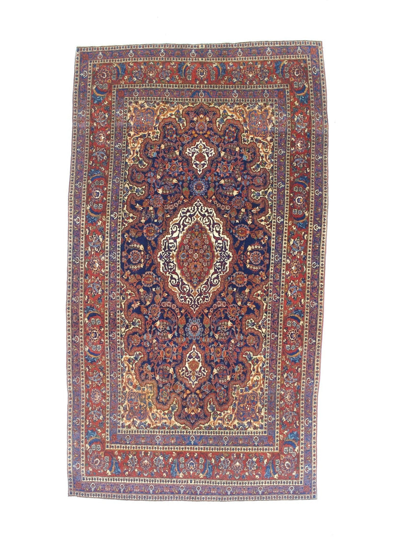 Antique Kashan Rug 5' 0