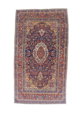 Antique Kashan Rug 5' 0" x 9' 0"