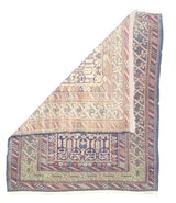 Fine Antique Caucasian Shirvan Konagand Rug 3'9" x 4' 7"