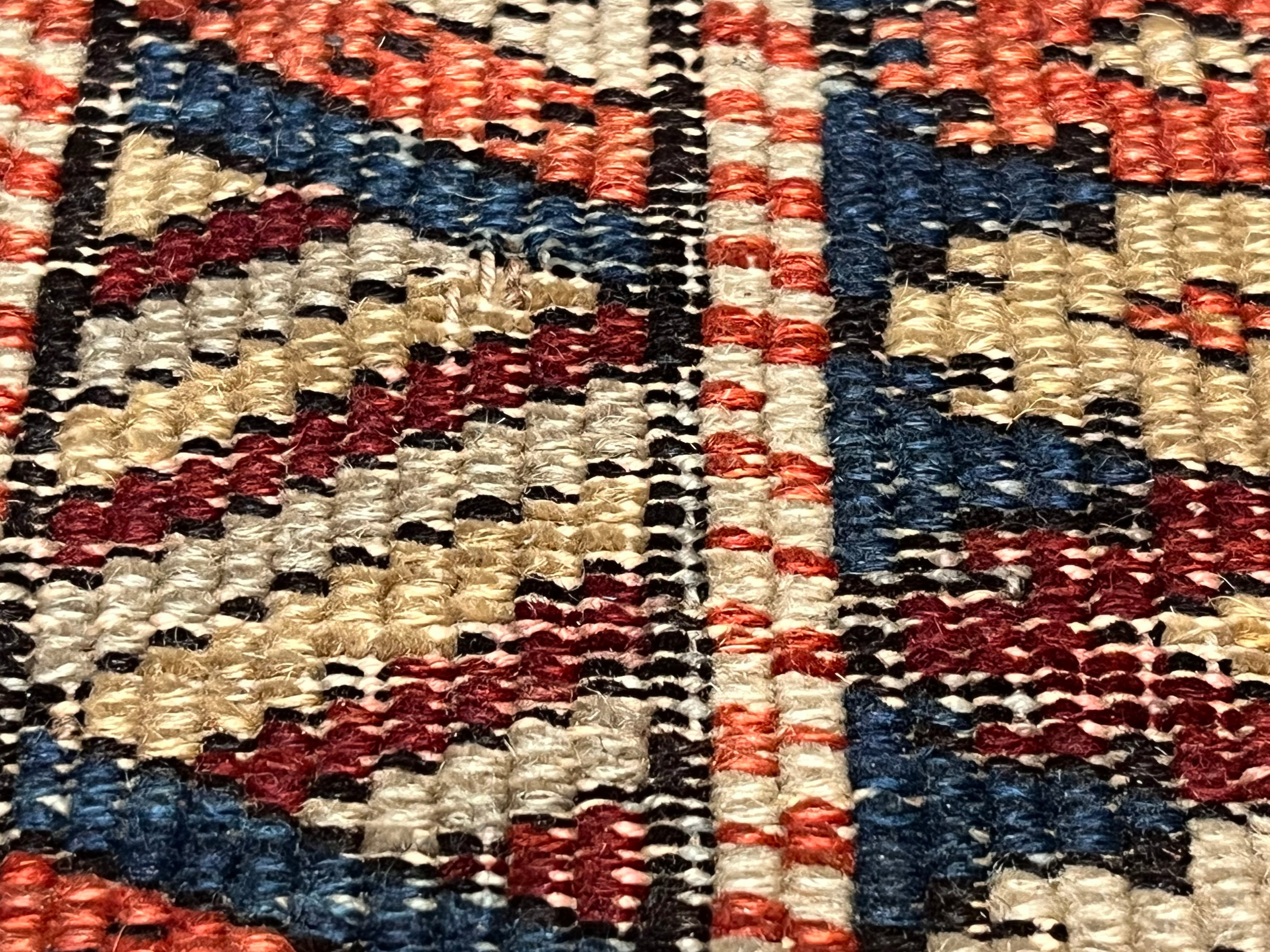 Fine Antique Caucasian Shirvan Konagand Rug 3'9" x 4' 7"