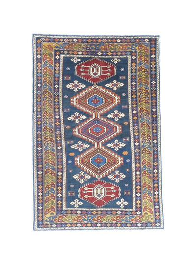 Antique Caucasian Karakashli Rug 3'11
