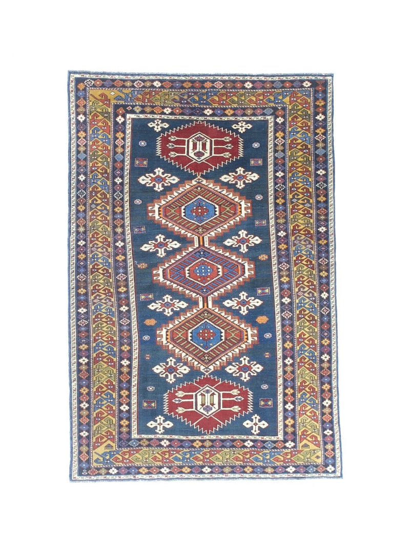 Antique Caucasian Karakashli Rug 3'11