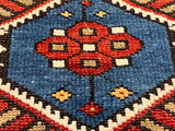 Antique Caucasian Karakashli Rug 3'11" x 6' 0"