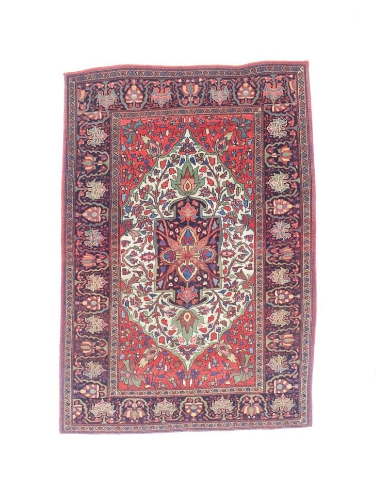 Antique  Farahan Sarouk Rug 3'5