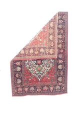 Antique  Farahan Sarouk Rug 3'5" x 4' 10"