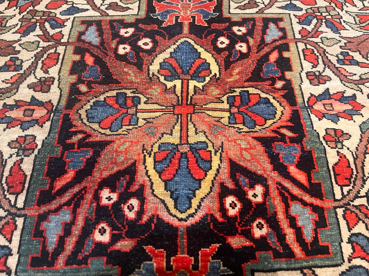 Antique  Farahan Sarouk Rug 3'5" x 4' 10"