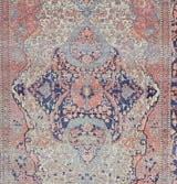 Antique  Mohtasham Kashan Rug 4'5" x 6' 8"