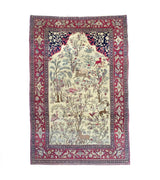 Fine Antique  Tehran Rug 4' 8" x 7' 1"