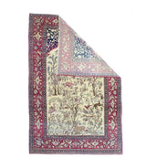 Fine Antique  Tehran Rug 4' 8" x 7' 1"