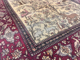 Fine Antique  Tehran Rug 4' 8" x 7' 1"
