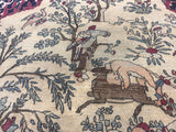 Fine Antique  Tehran Rug 4' 8" x 7' 1"