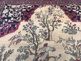 Fine Antique  Tehran Rug 4' 8" x 7' 1"