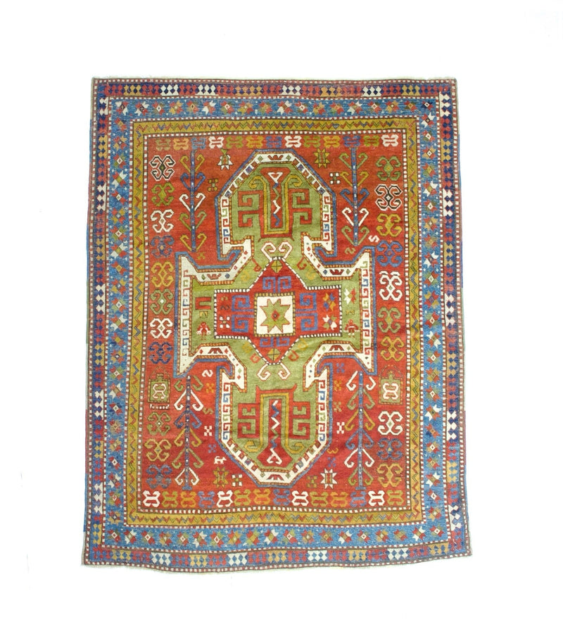 Fine Antique Sevan Kazak Rug 5' 9