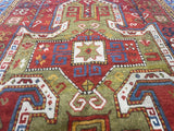 Fine Antique Sevan Kazak Rug 5' 9" x 7' 7''